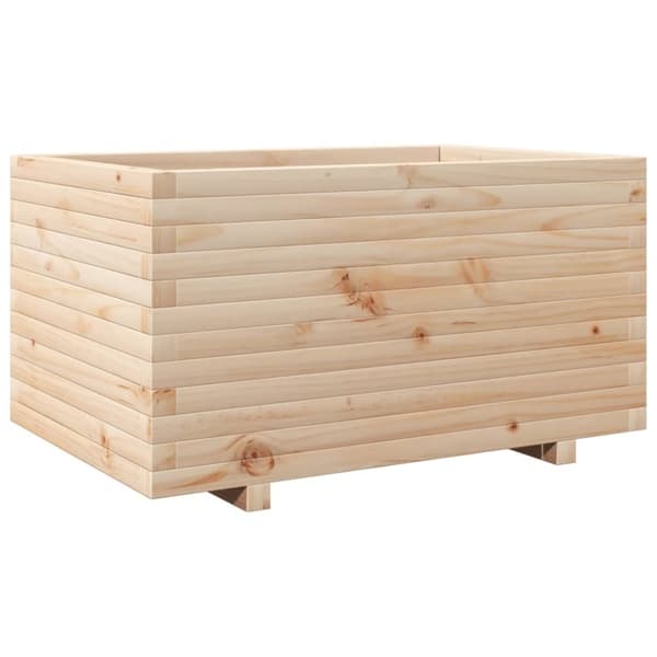 vidaXL Odlingslåda 90x60x49,5 cm massivt furuträ