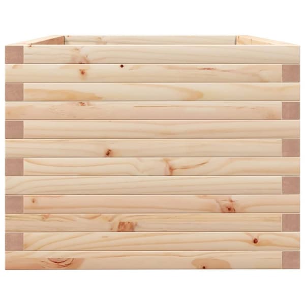 vidaXL Odlingslåda 90x60x45,5 cm massivt furuträ