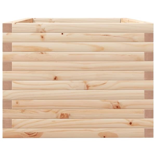 vidaXL Plantekasse 90x60x49,5 cm heltre furu