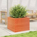 Miniatyrbilde 2 av 10: vidaXL Plantekasse voksbrun 60x60x45,5 cm heltre furu