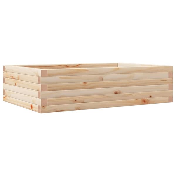 vidaXL plantekasse 90x60x23 cm massivt fyrretræ