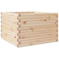 Miniatyrbilde 3 av 11: vidaXL Plantekasser 70x70x46 cm heltre furu