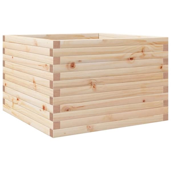 vidaXL Plantekasser 70x70x46 cm heltre furu