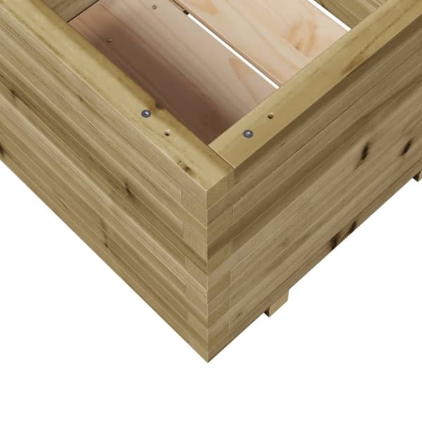 vidaXL Plantekasse 60x60x49,5 cm impregnert furu