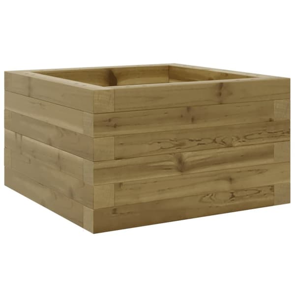 vidaXL Blomsterkasse 40x40x23 cm impregnert furu