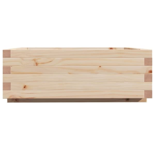 vidaXL Plantekasse 70x70x26,5 cm heltre furu