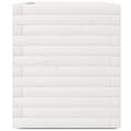 Miniatyrbilde 5 av 10: vidaXL Plantekasse hvit 70x40x49,5 cm heltre furu