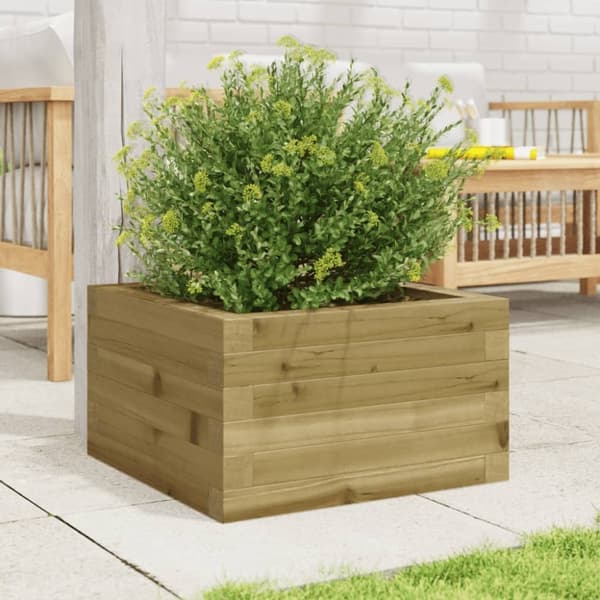 vidaXL plantekasse 40x40x23 cm imprægneret fyrretræ
