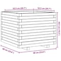 Pikkukuva 9 / 10: vidaXL Puutarhakukkalaatikko 60x60x49,5 cm kyllästetty mänty