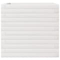 Miniatyrbilde 5 av 10: vidaXL Plantekasse hvit 50x50x45,5 cm heltre furu