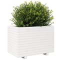 Miniatyrbillede 3 af 10: vidaXL plantekasse 70x40x49,5 cm massivt fyrretræ hvid