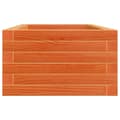 Miniatyrbilde 5 av 10: vidaXL Hageplantekasse voksbrun 90x40x23 cm heltre furu