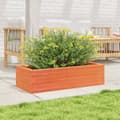 Miniatyrbilde 2 av 10: vidaXL Hageplantekasse voksbrun 90x40x23 cm heltre furu