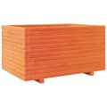 Miniatyrbilde 3 av 11: vidaXL Plantekasse voksbrun 90x60x49,5 cm heltre furu