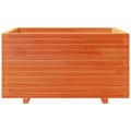 Miniatyrbilde 6 av 11: vidaXL Plantekasse voksbrun 90x60x49,5 cm heltre furu