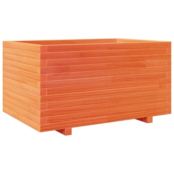 vidaXL Plantekasse voksbrun 90x60x49,5 cm heltre furu