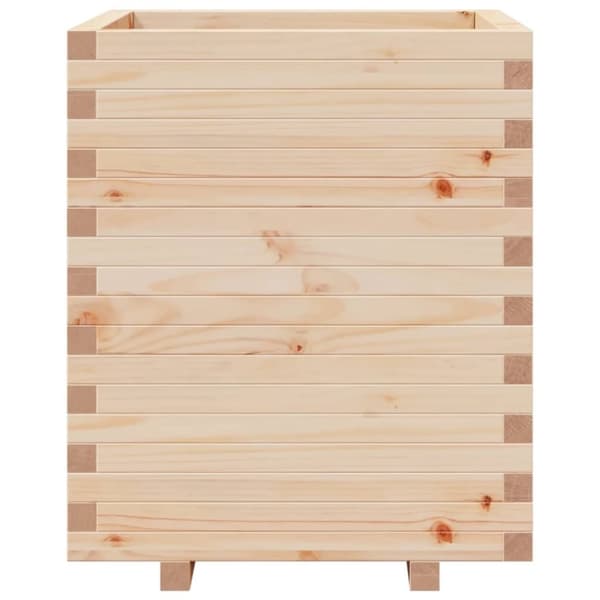 vidaXL plantekasse 60x60x72,5 cm massivt fyrretræ
