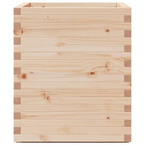 vidaXL plantekasse 60x60x72,5 cm massivt fyrretræ