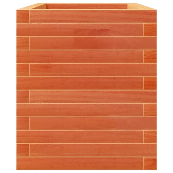 vidaXL plantekasse 70x40x49,5 cm massivt fyrretræ gyldenbrun