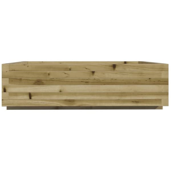 vidaXL Plantekasse 90x90x26,5 cm impregnert furu