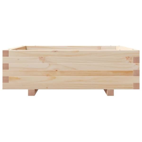vidaXL Plantekasse 80x80x26,5 cm heltre furu