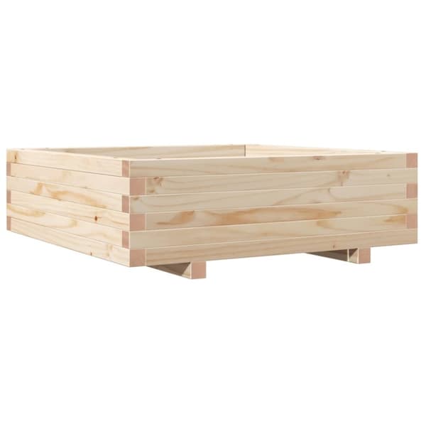 vidaXL Plantekasse 80x80x26,5 cm heltre furu