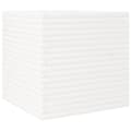 Miniatyrbilde 1 av 11: vidaXL Plantekasse hvit 70x70x68,5 cm heltre furu