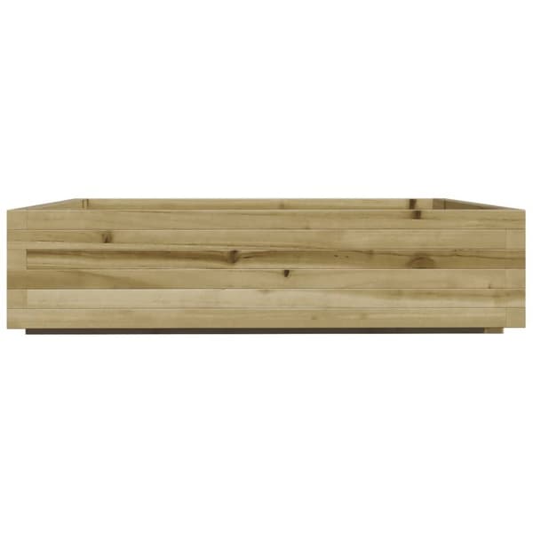vidaXL Plantekasse 100x100x26,5 cm impregnert furu