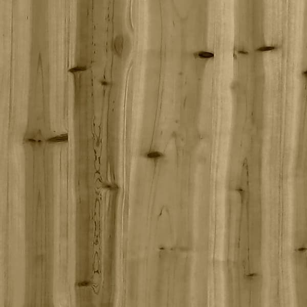 vidaXL Plantekasse 100x100x26,5 cm impregnert furu