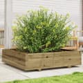 Miniatyrbilde 10 av 10: vidaXL Plantekasse 100x100x26,5 cm impregnert furu