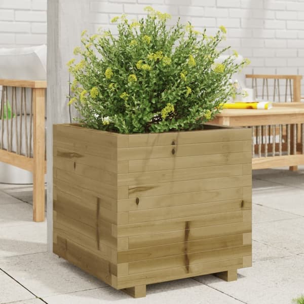 vidaXL plantekasse 50x50x49,5 cm imprægneret fyrretræ