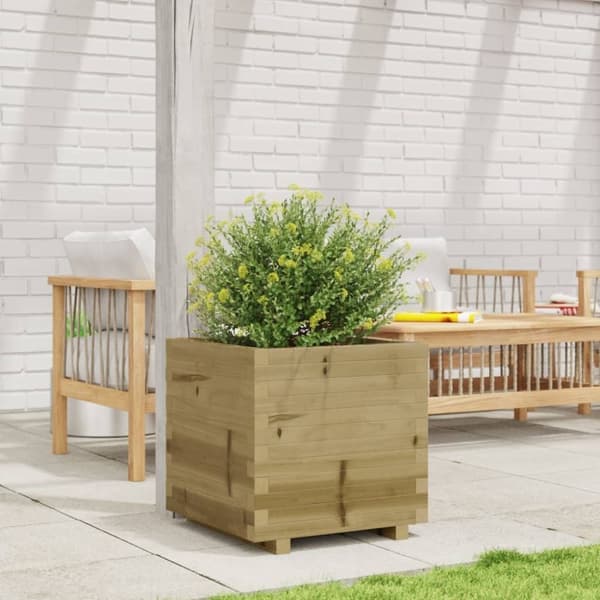 vidaXL plantekasse 50x50x49,5 cm imprægneret fyrretræ