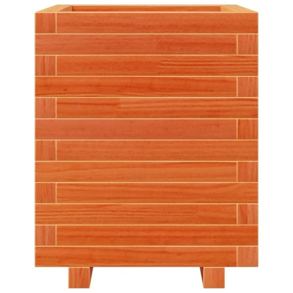 vidaXL Plantekasse voksbrun 40x40x49,5 cm heltre furu