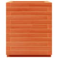 Miniatyrbilde 7 av 11: vidaXL Plantekasse voksbrun 40x40x49,5 cm heltre furu