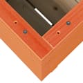Miniatyrbilde 9 av 11: vidaXL Plantekasse voksbrun 40x40x49,5 cm heltre furu