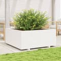 Miniatyrbillede 4 af 11: vidaXL plantekasse 110x110x49,5 cm massivt fyrretræ hvid