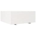 Miniatyrbillede 8 af 11: vidaXL plantekasse 110x110x49,5 cm massivt fyrretræ hvid