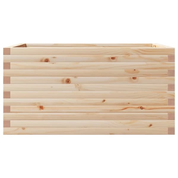 vidaXL plantekasse 90x60x46 cm massivt fyrretræ