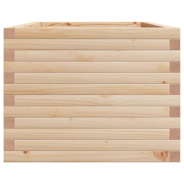 vidaXL plantekasse 90x60x46 cm massivt fyrretræ