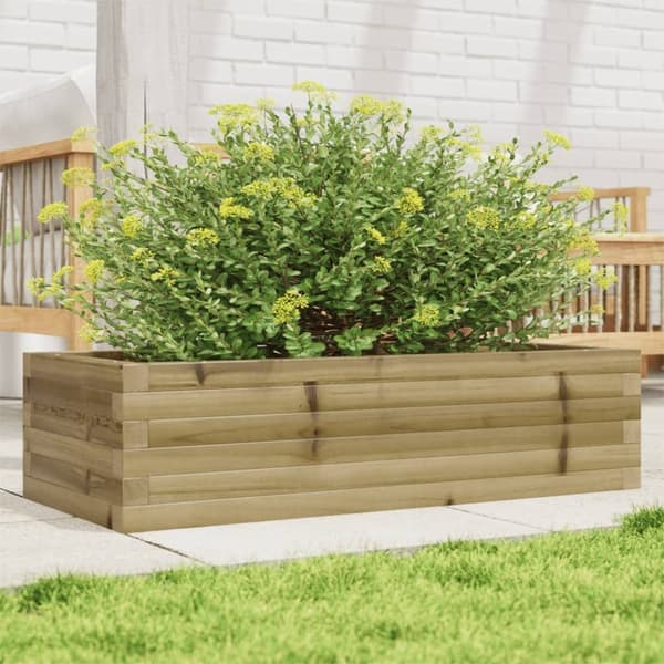vidaXL Plantekasse 90x40x23 cm impregnert furu