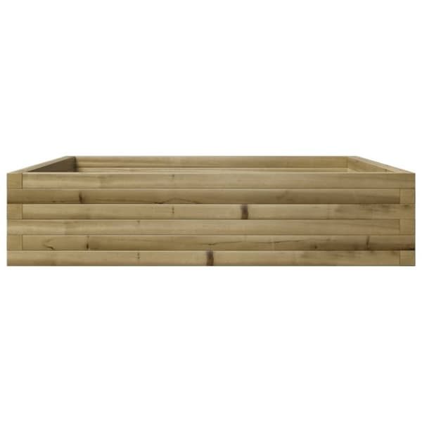 vidaXL Hageplantekasse 100x100x23 cm impregnert furu