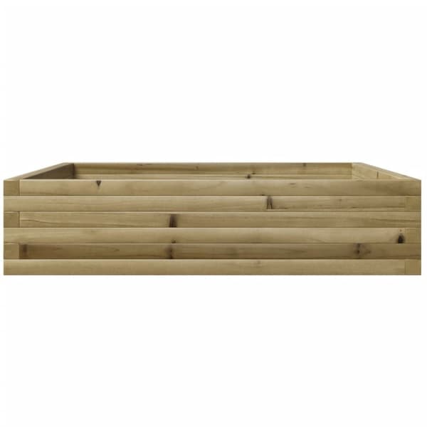 vidaXL Hageplantekasse 100x100x23 cm impregnert furu