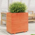 Miniatyrbilde 2 av 11: vidaXL Plantekasse voksbrun 70x40x72,5 cm heltre furu