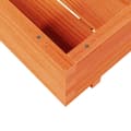 Pikkukuva 7 / 10: vidaXL Kukkalaatikko vahanruskea 70x70x26,5 cm täysi mänty