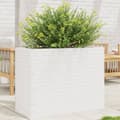 Miniatyrbilde 2 av 11: vidaXL Plantekasse hvit 90x40x68,5 cm heltre furu