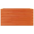 Miniatyrbilde 4 av 10: vidaXL Plantekasse voksbrun 90x40x46 cm heltre furu