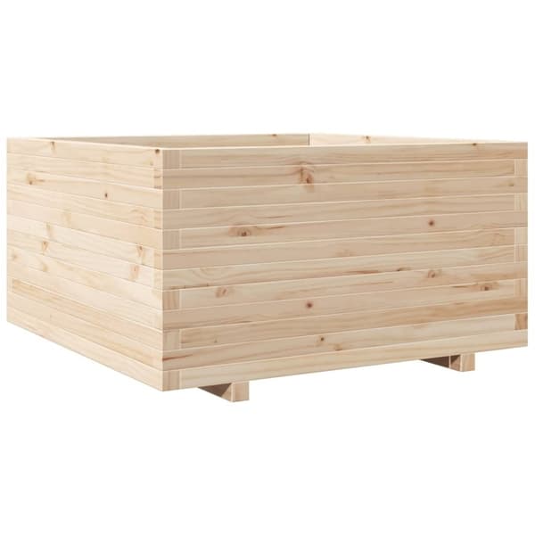 vidaXL Odlingslåda 90x90x49,5 cm massivt furuträ