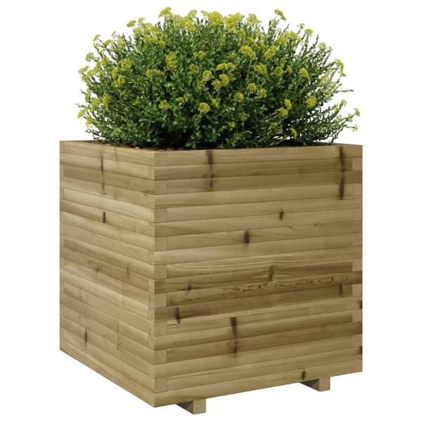 vidaXL Plantekasse 70x70x72,5 cm impregnert furu