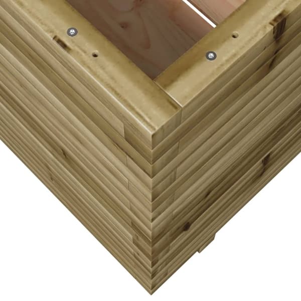 vidaXL Plantekasse 70x70x72,5 cm impregnert furu