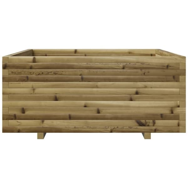 vidaXL Plantekasse 110x110x49,5 cm impregnert furu